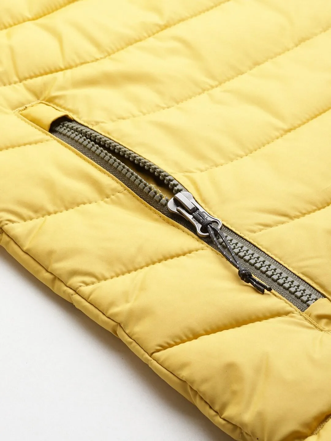 Columbia Men Yellow Omni-Heat Reflective Powder Lite Jacket