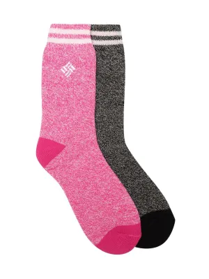 Columbia Women Black Medium Weight Thermal (2 Pairs) (Non Returnable)