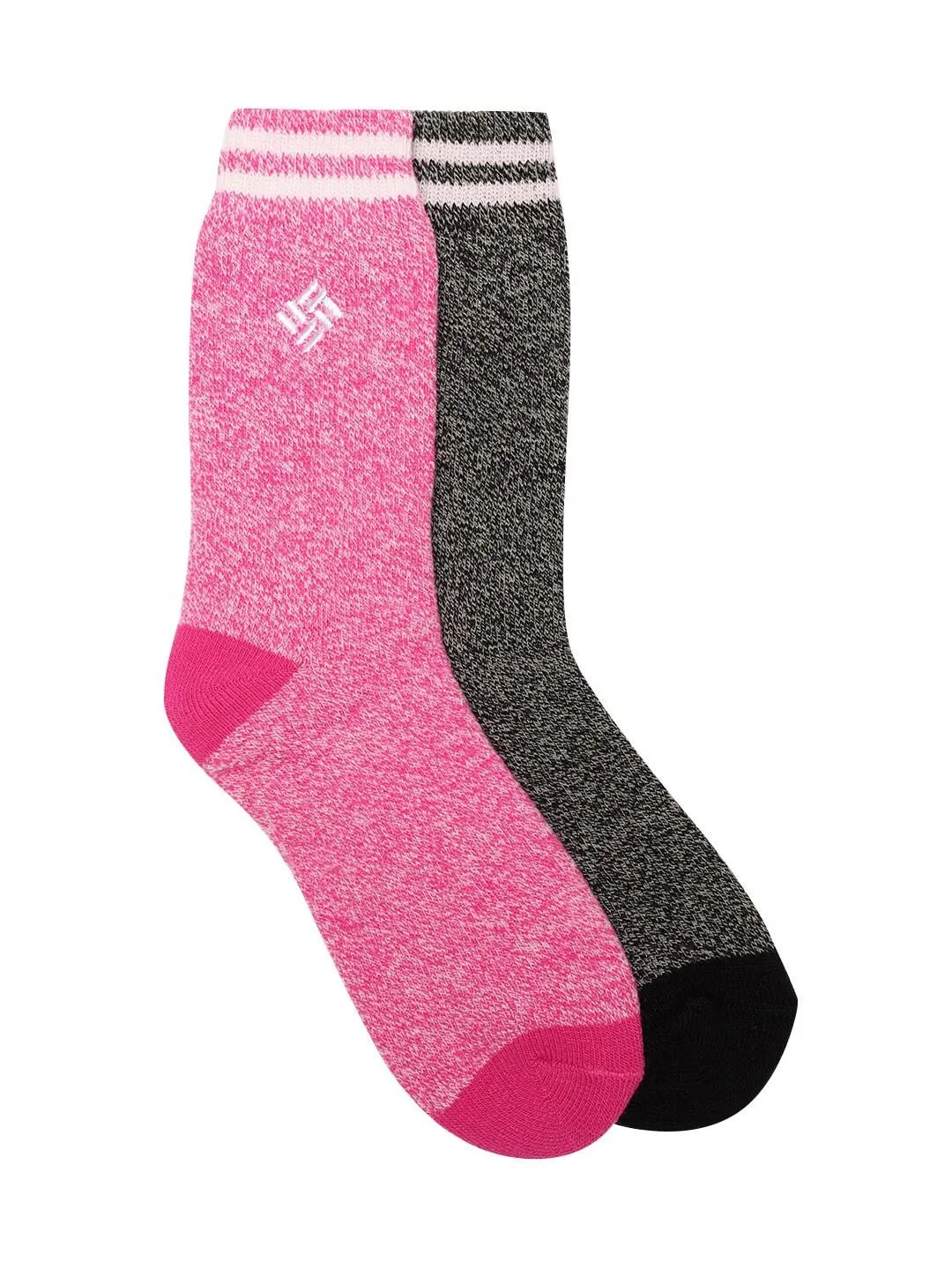 Columbia Women Black Medium Weight Thermal (2 Pairs) (Non Returnable)