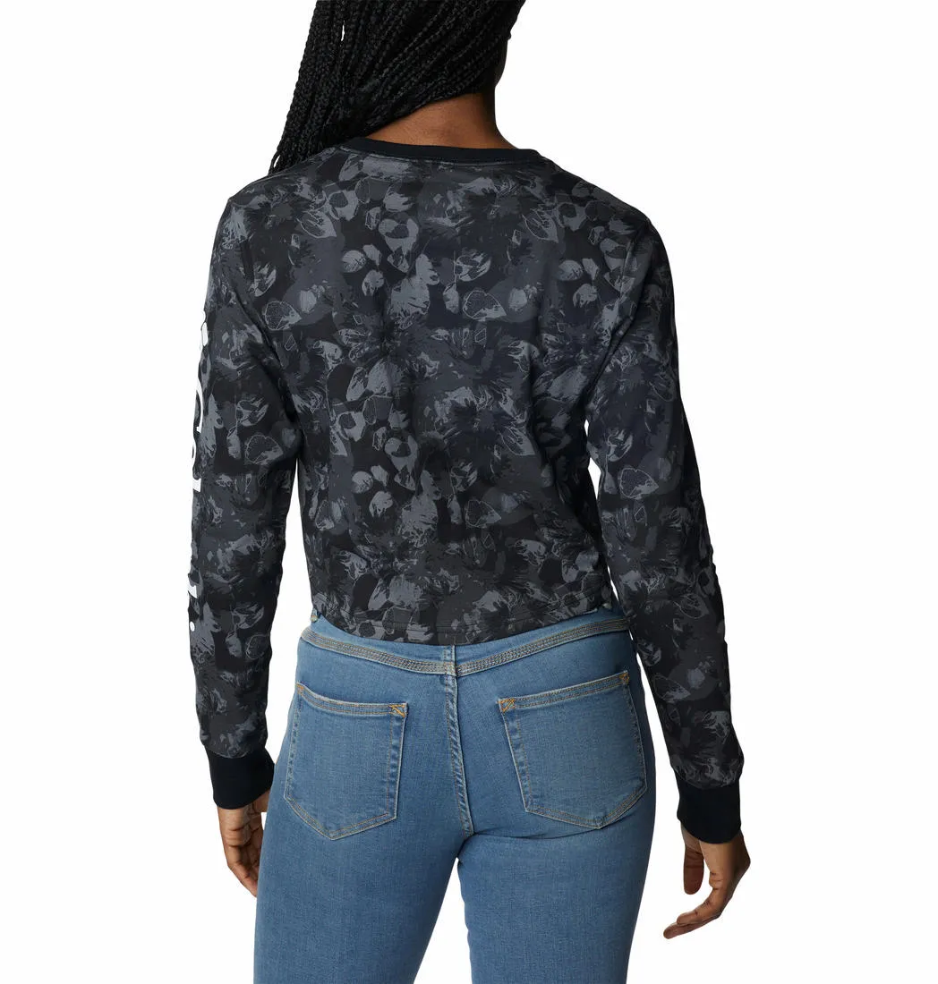 Columbia Women Black North CascadesPrinted Tshirt