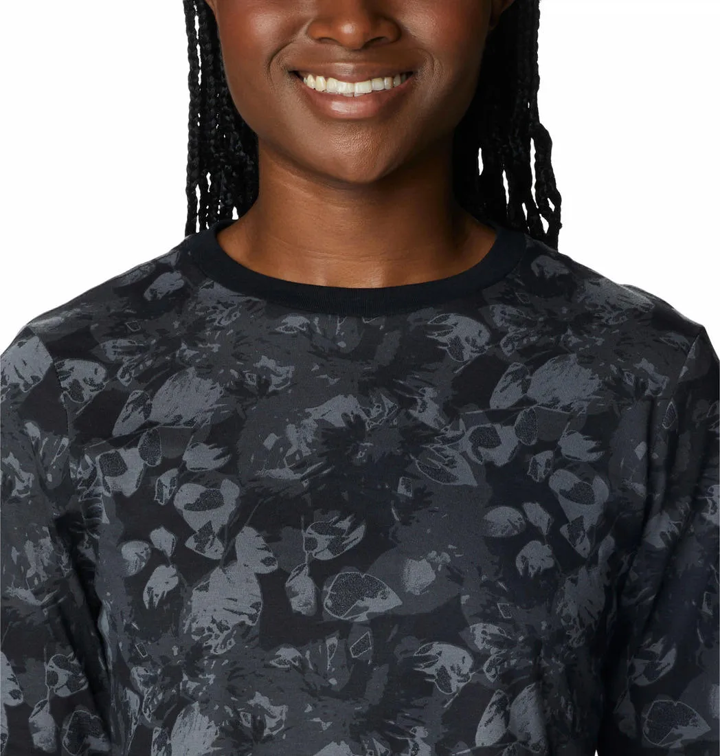 Columbia Women Black North CascadesPrinted Tshirt