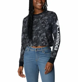 Columbia Women Black North CascadesPrinted Tshirt