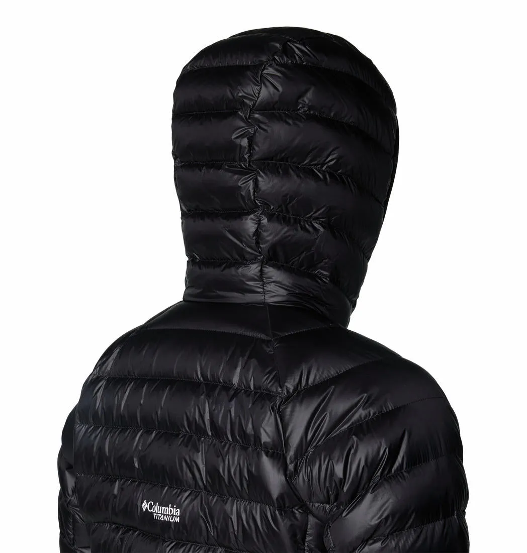 Columbia Women Black Omni-Heat Arctic Hooded Down Jacket