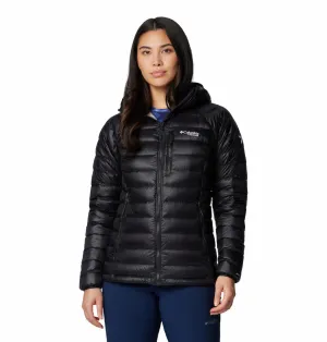 Columbia Women Black Omni-Heat Arctic Hooded Down Jacket