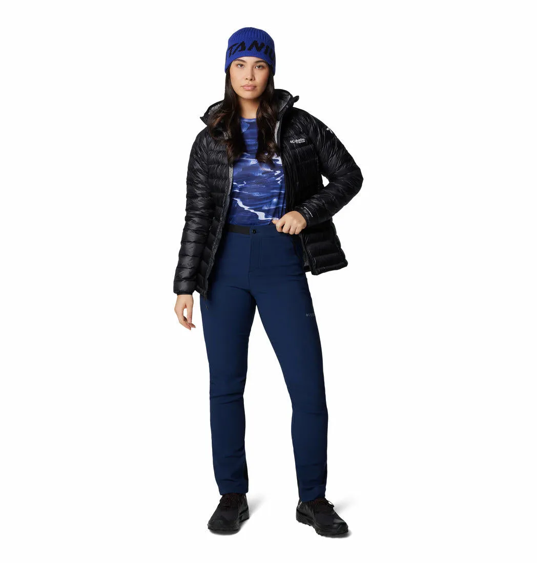 Columbia Women Black Omni-Heat Arctic Hooded Down Jacket