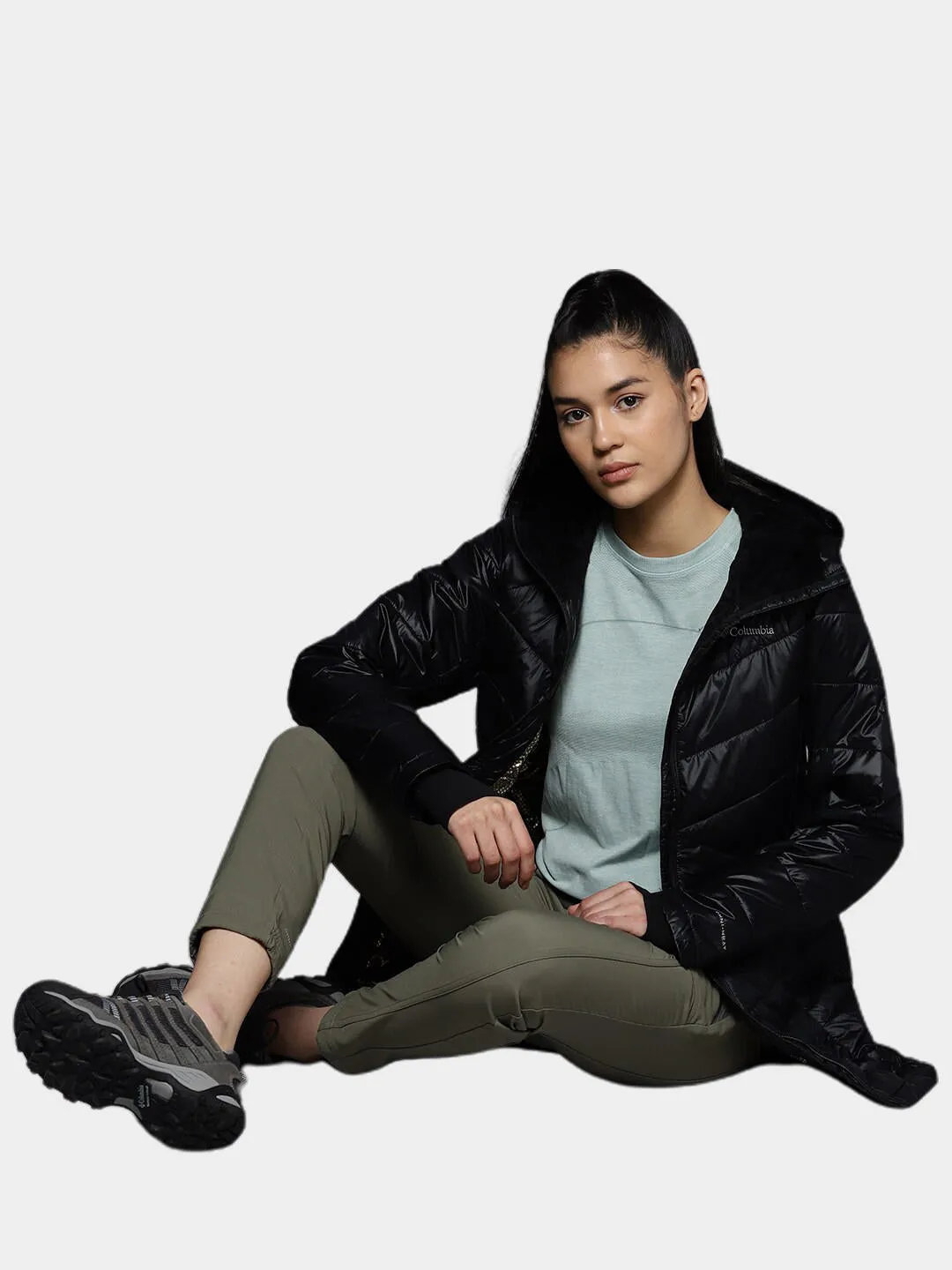Columbia Women Black Omni-Heat Infinity Joy Peak Mid Jacket