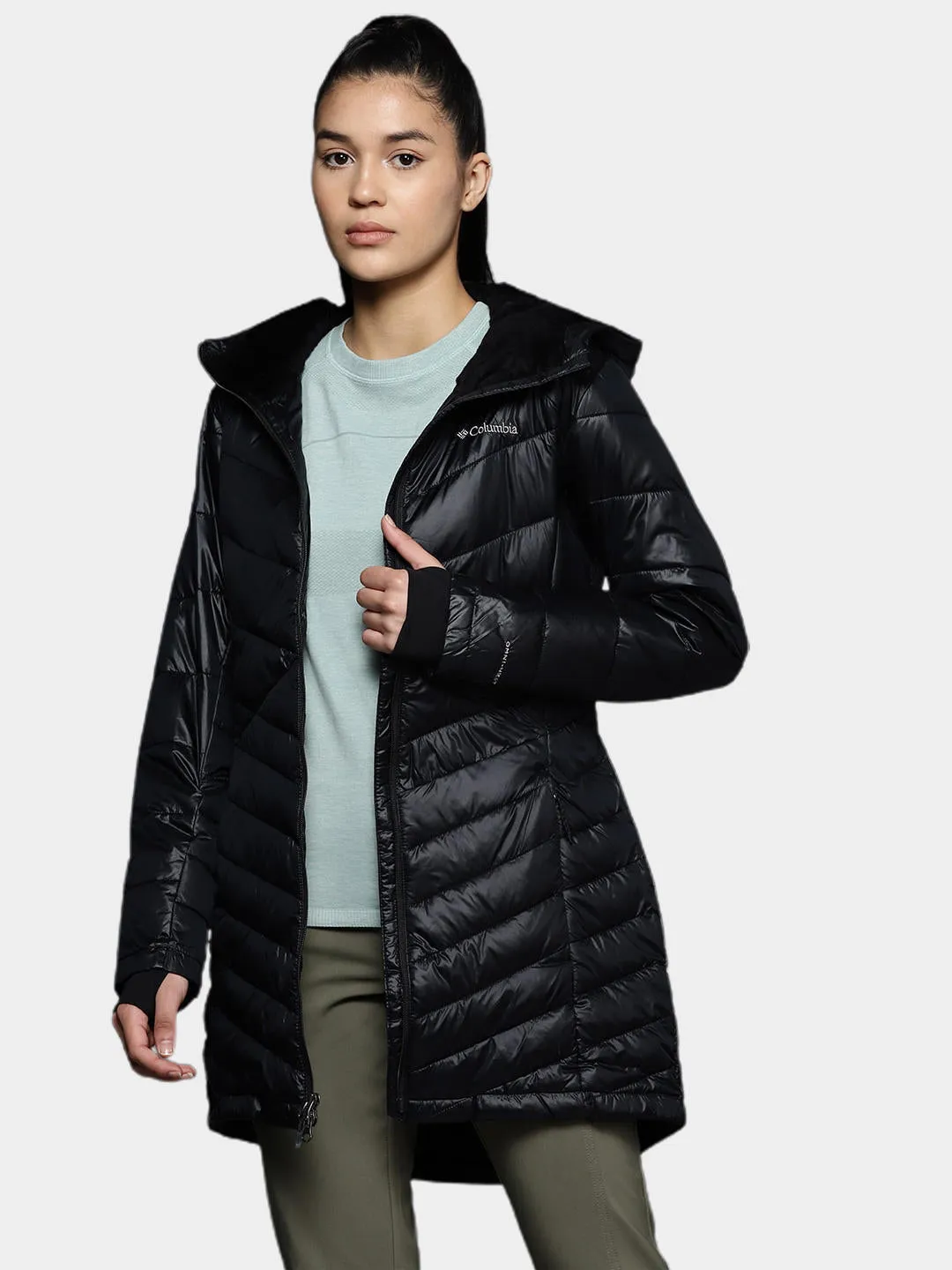 Columbia Women Black Omni-Heat Infinity Joy Peak Mid Jacket