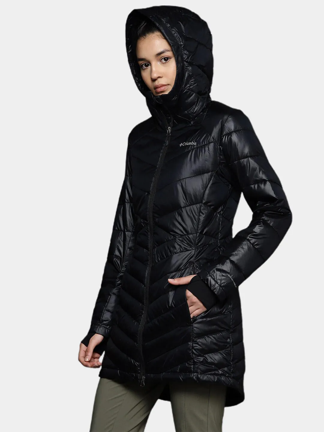 Columbia Women Black Omni-Heat Infinity Joy Peak Mid Jacket