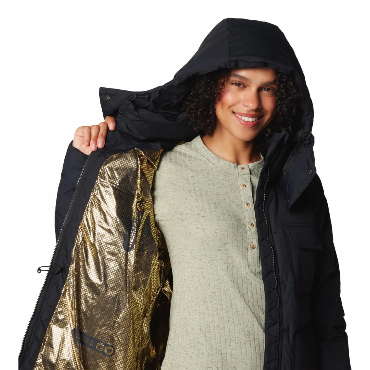 Columbia Women Black Omni-Heat Infinity Longhorn Ridge Insulated Jacket
