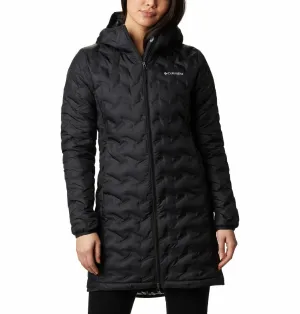 Columbia Women Black Omni-Heat Reflective Delta Ridge Long Down Jacket
