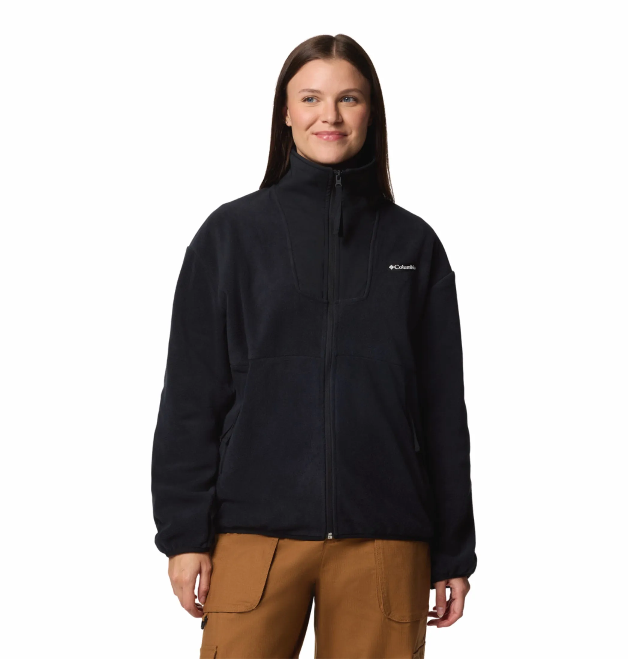 Columbia Women Black Sequoia Grove Fleece Jacket
