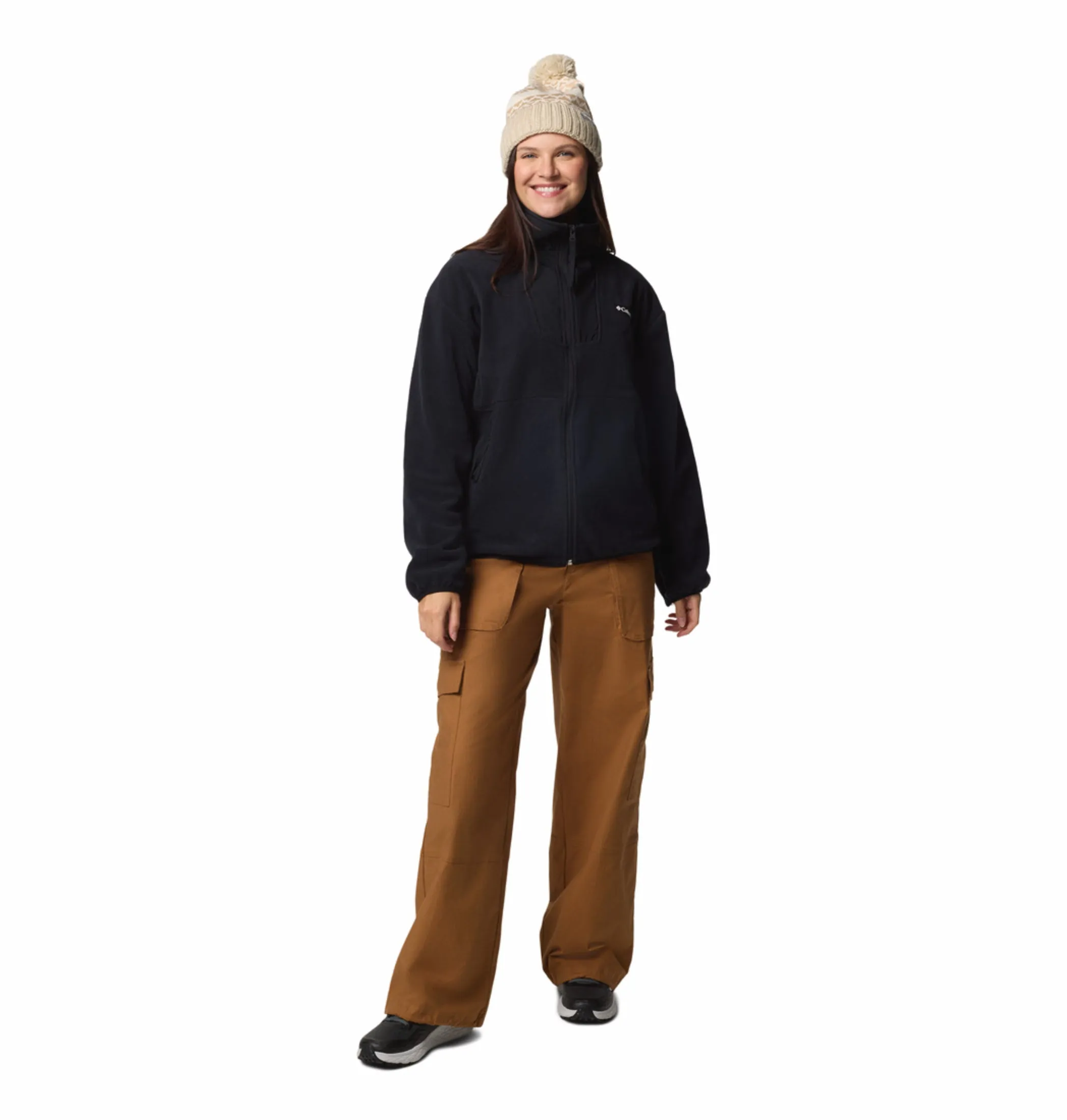 Columbia Women Black Sequoia Grove Fleece Jacket