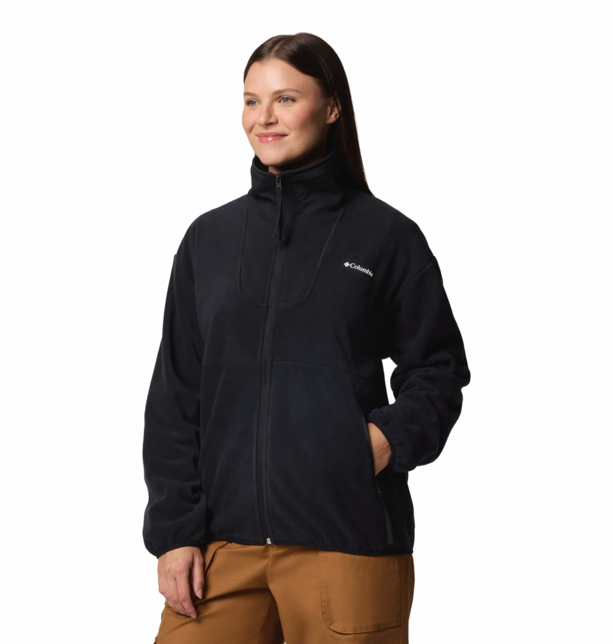 Columbia Women Black Sequoia Grove Fleece Jacket