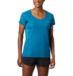 Columbia Women Blue Omni-Freeze Titan Ultra II Tshirt