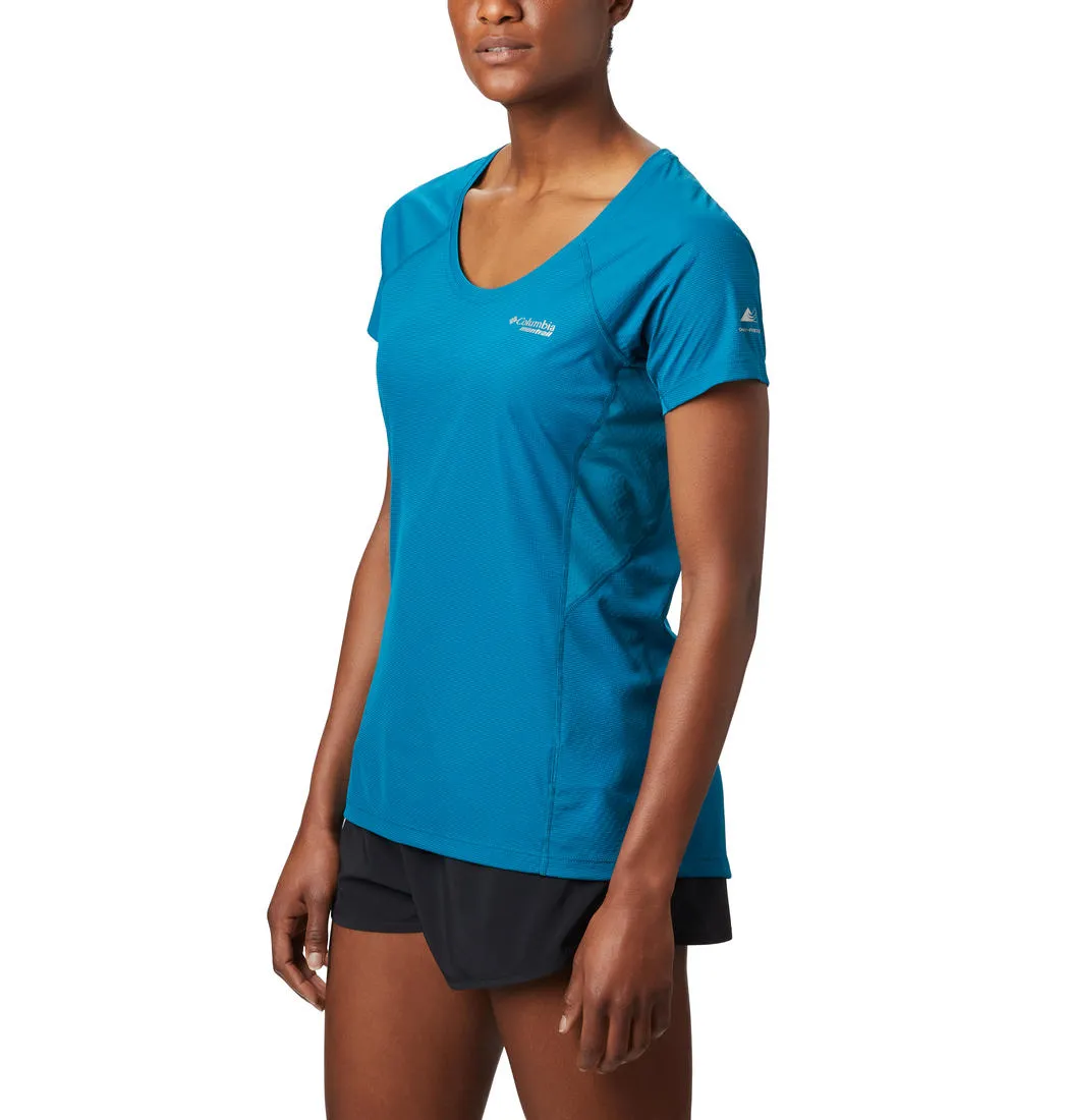 Columbia Women Blue Omni-Freeze Titan Ultra II Tshirt