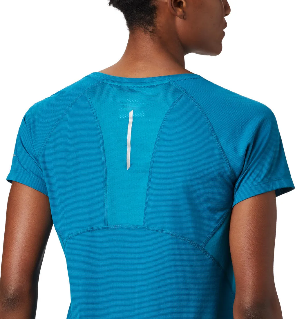 Columbia Women Blue Omni-Freeze Titan Ultra II Tshirt