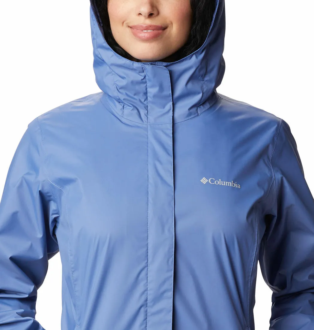 Columbia Women Blue Omni-Tech Arcadia II Waterproof Rain Jacket