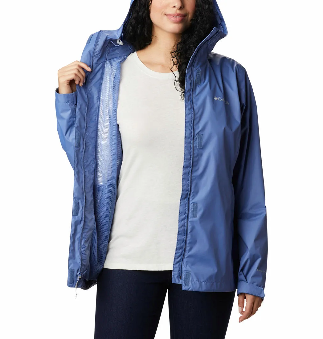 Columbia Women Blue Omni-Tech Arcadia II Waterproof Rain Jacket