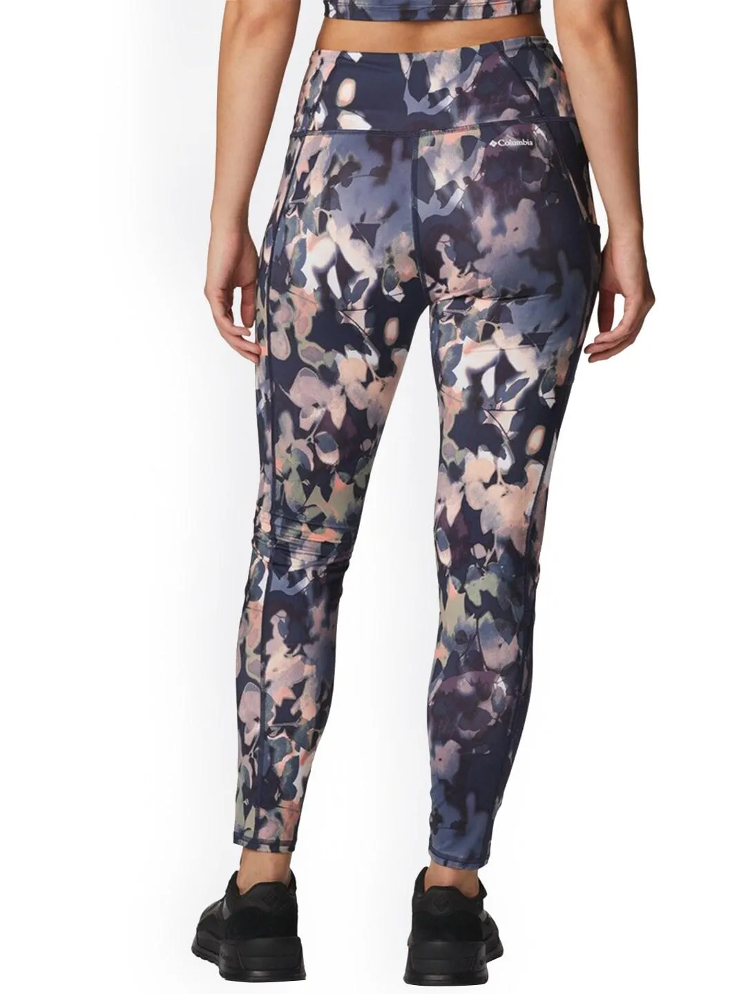 Columbia Women Blue Omni-Wick Boundless Trek Legging