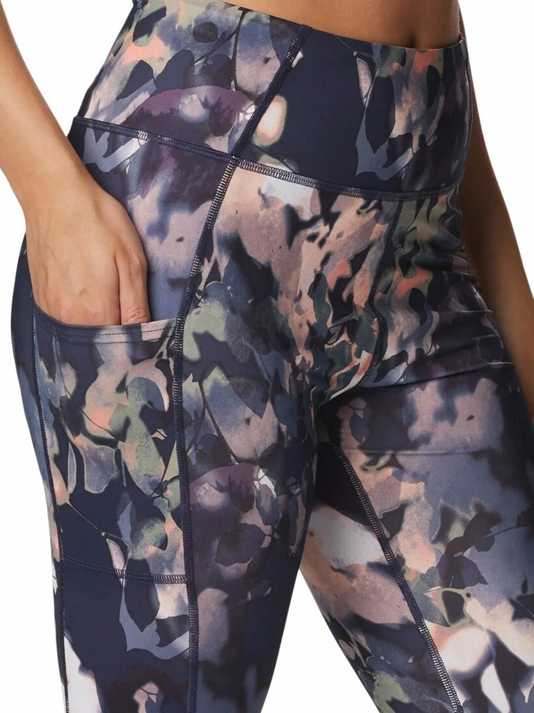 Columbia Women Blue Omni-Wick Boundless Trek Legging