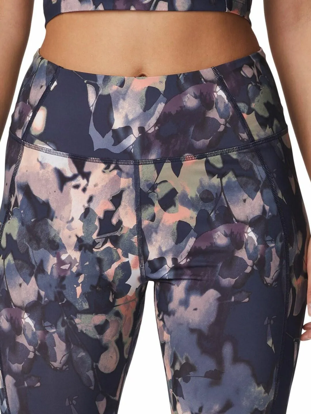 Columbia Women Blue Omni-Wick Boundless Trek Legging