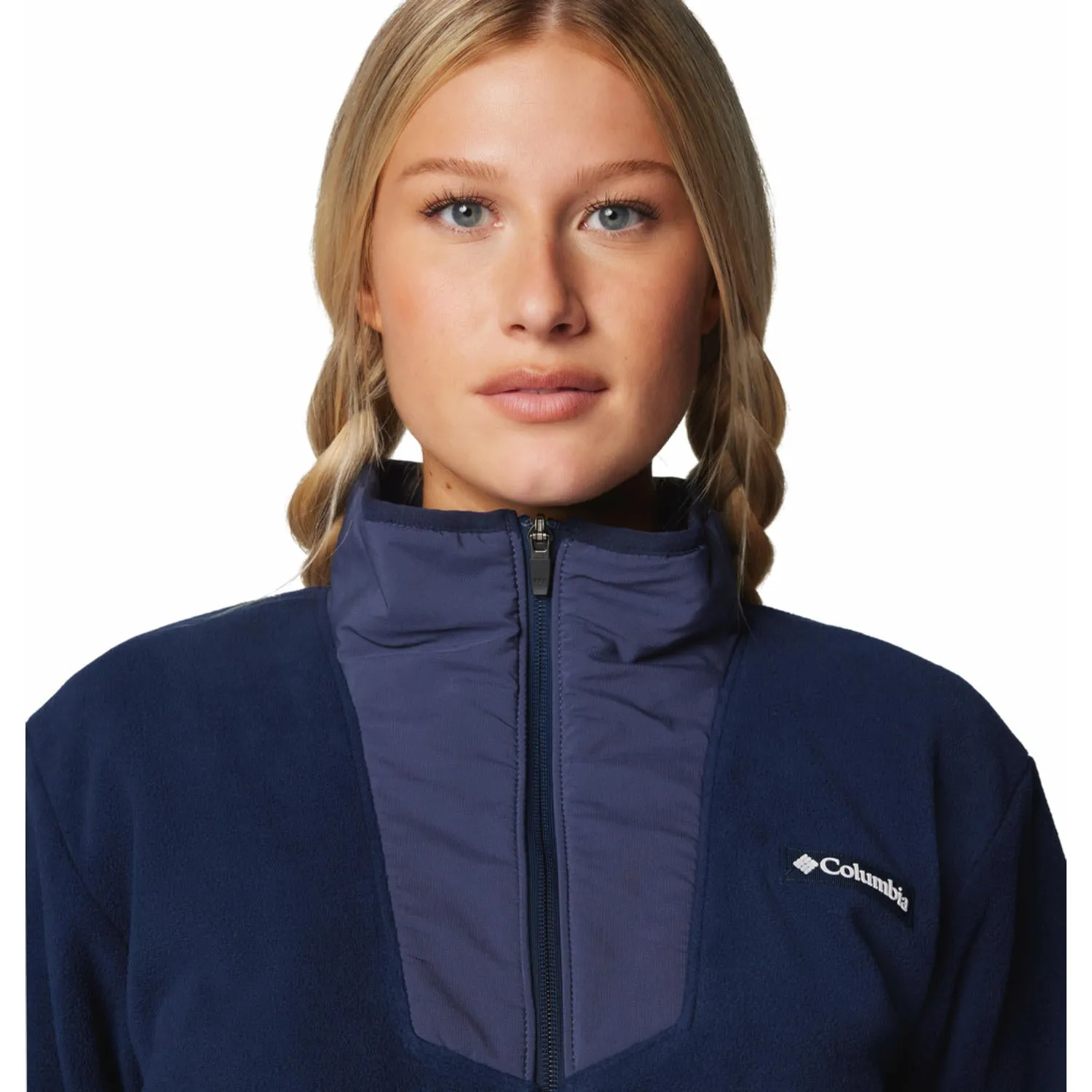 Columbia Women Blue Sequoia Grove Fleece Jacket