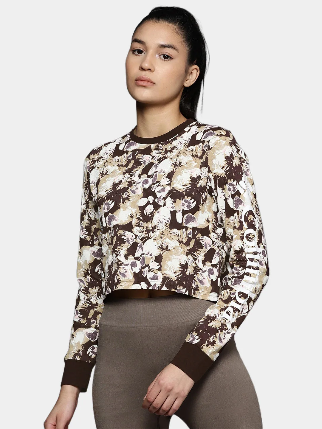 Columbia Women Brown North CascadesPrinted Tshirt