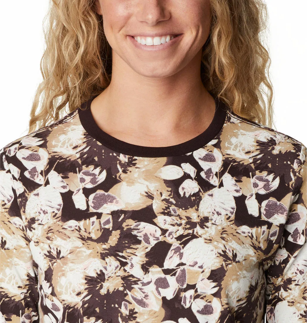 Columbia Women Brown North CascadesPrinted Tshirt