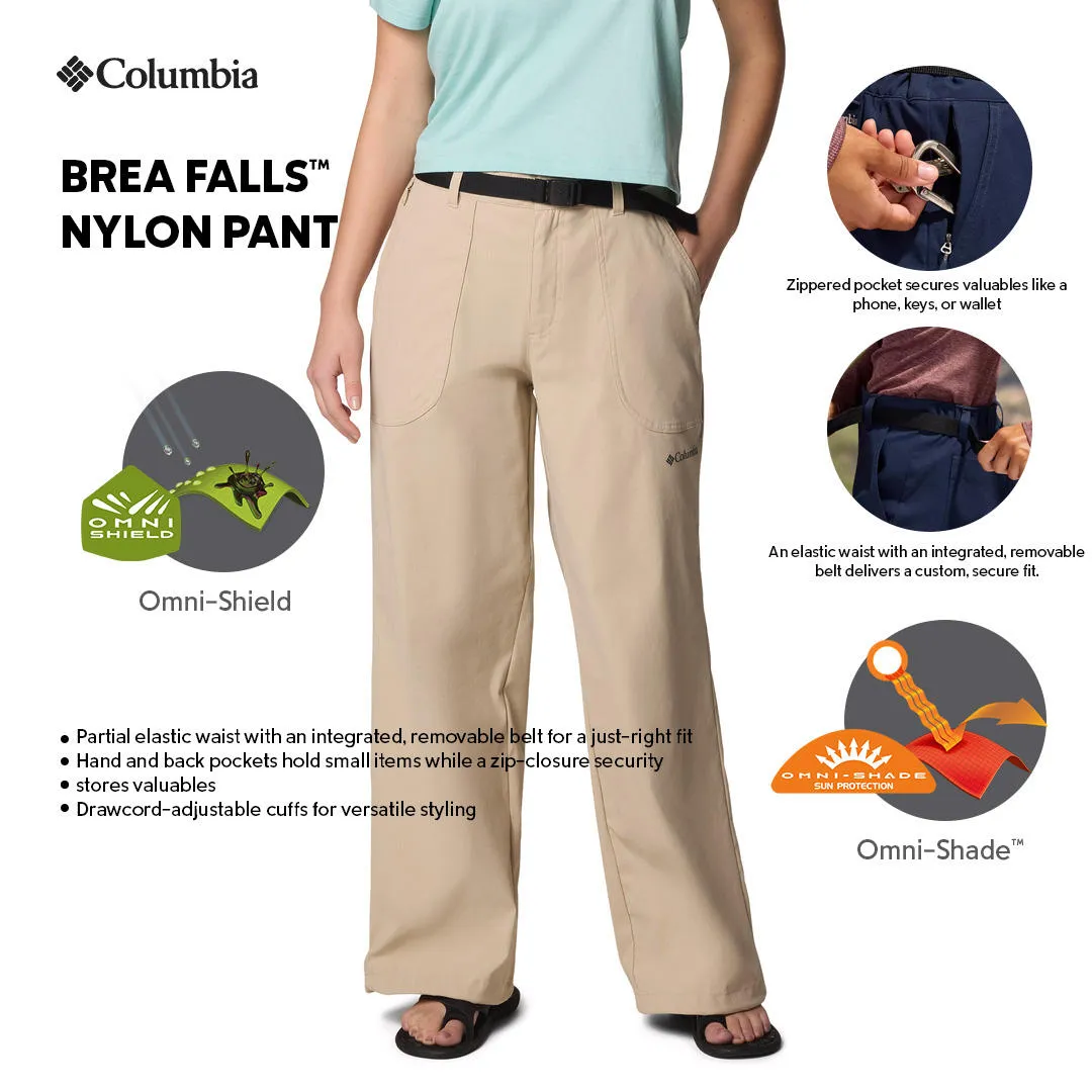 Columbia Women Brown Omni-Shade Brea Falls Pant