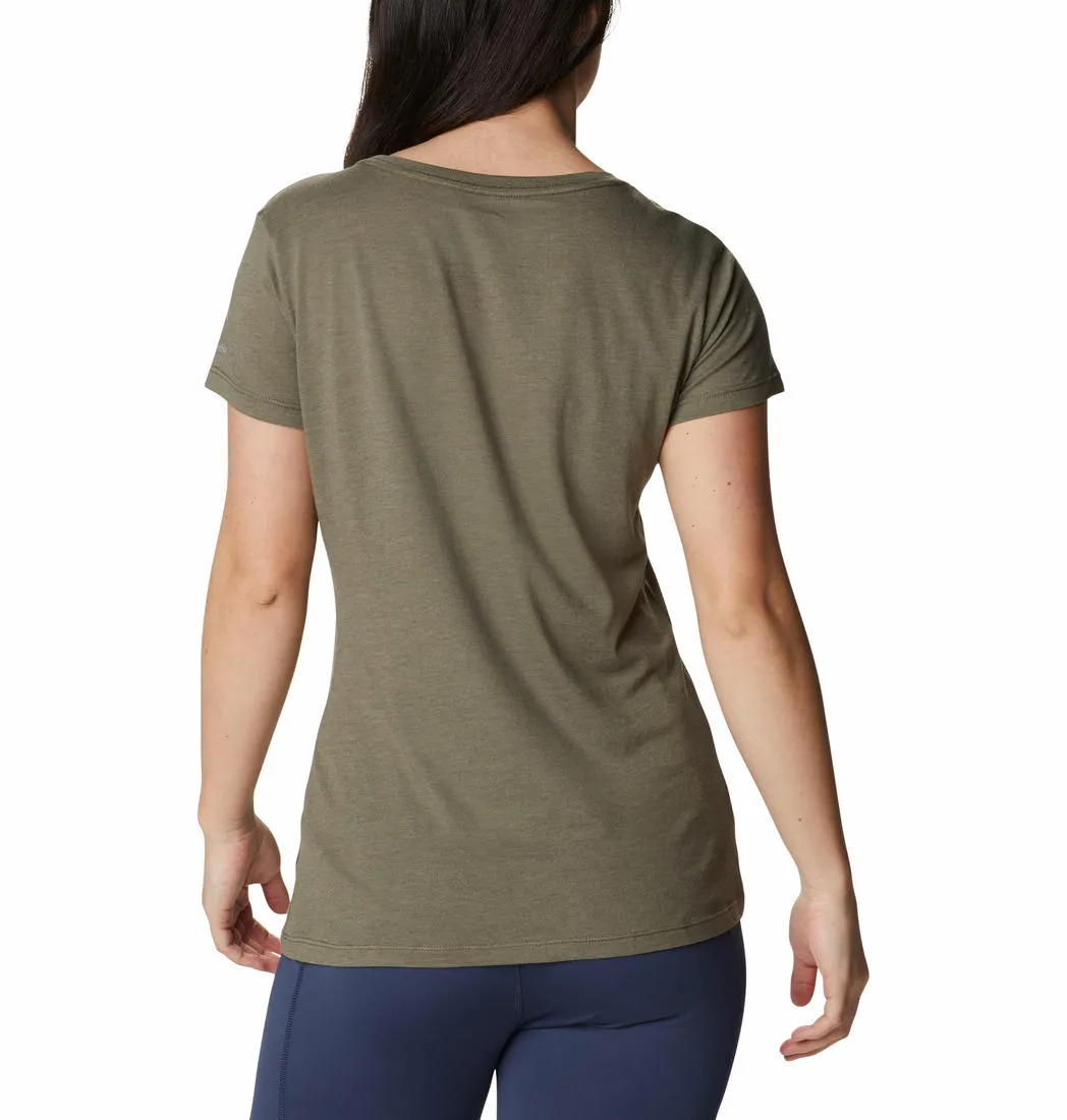 Columbia Women Green Daisy DaysGraphic Tshirt