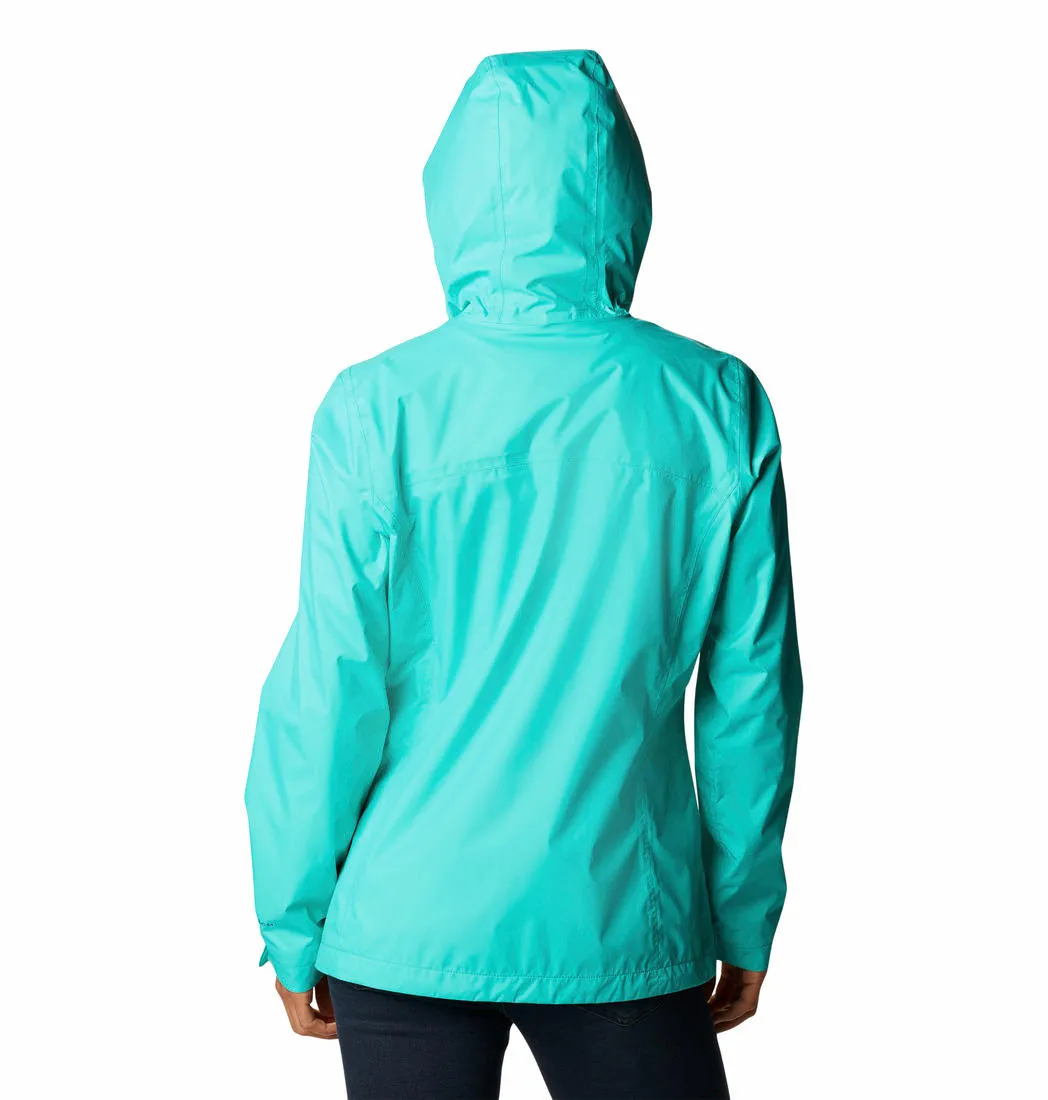 Columbia Women Green Omni-Tech Arcadia II Waterproof Rain Jacket