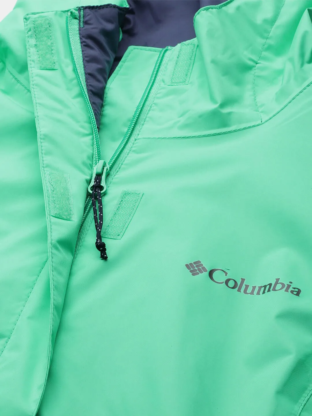 Columbia Women Green Omni-Tech Arcadia II Waterproof Rain Jacket