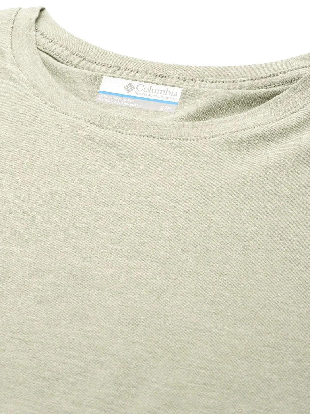 Columbia Women Green Omni-Wick Sun Trek Tshirt