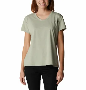 Columbia Women Green Omni-Wick Sun Trek Tshirt