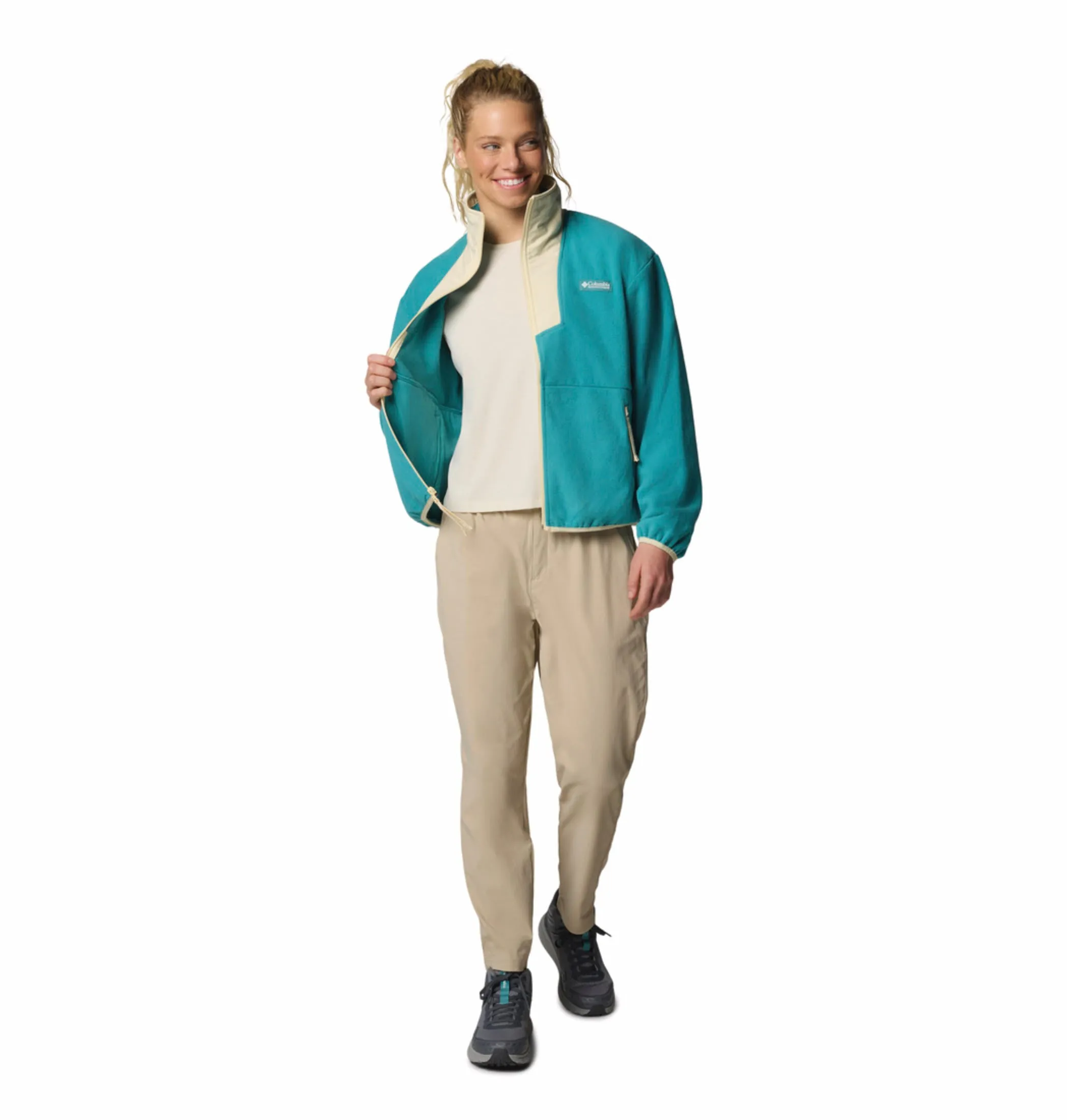 Columbia Women Green Sequoia Grove Fleece Jacket