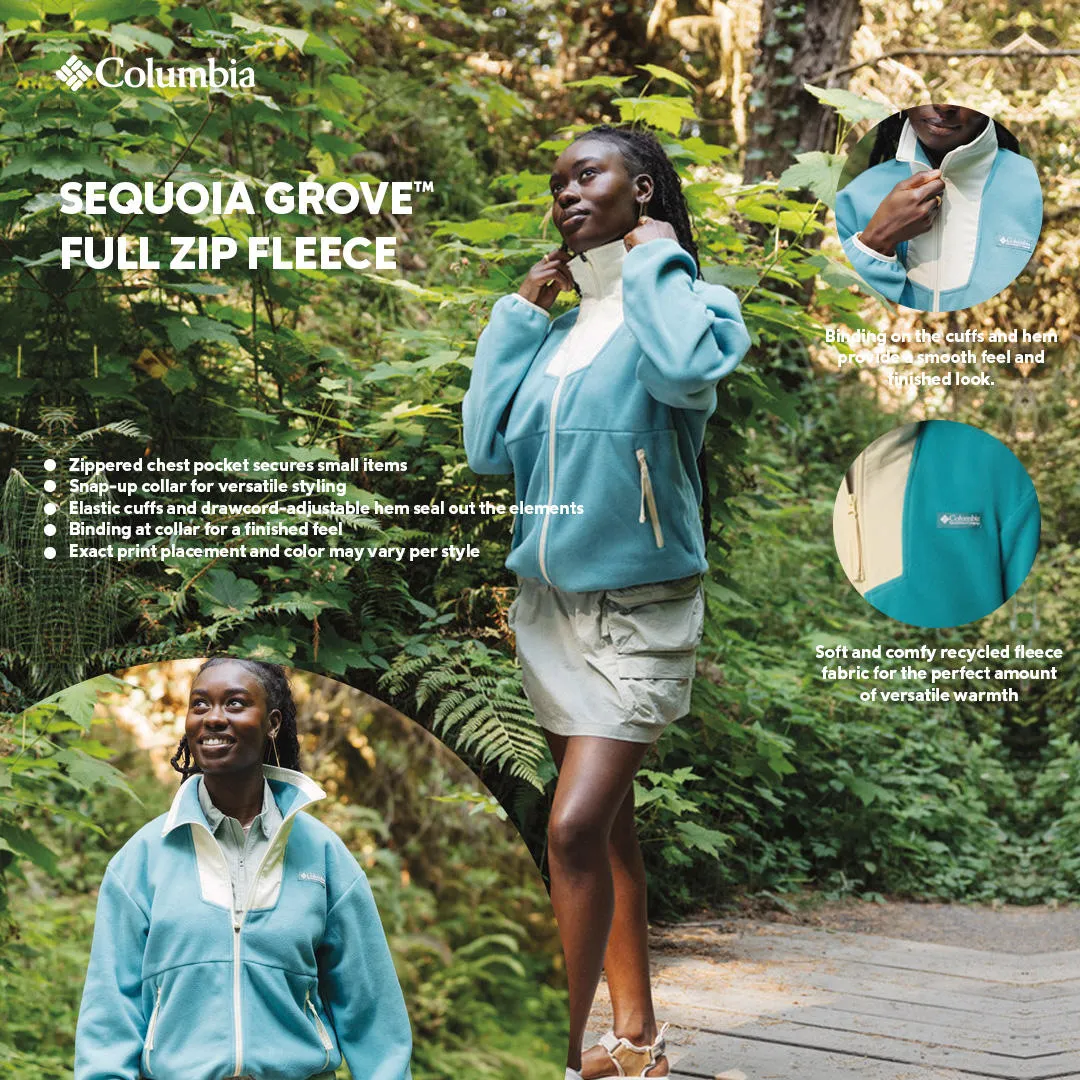 Columbia Women Green Sequoia Grove Fleece Jacket