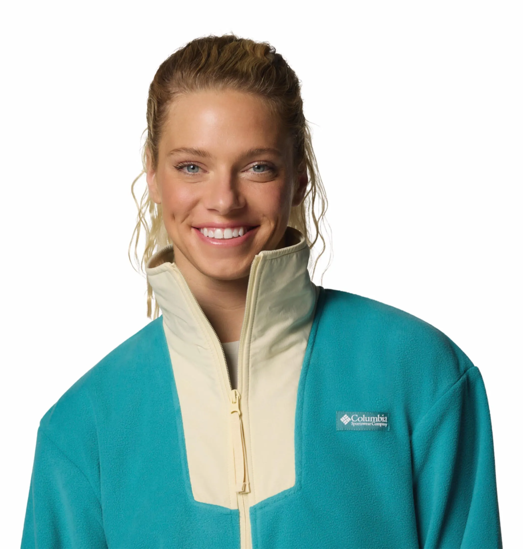 Columbia Women Green Sequoia Grove Fleece Jacket