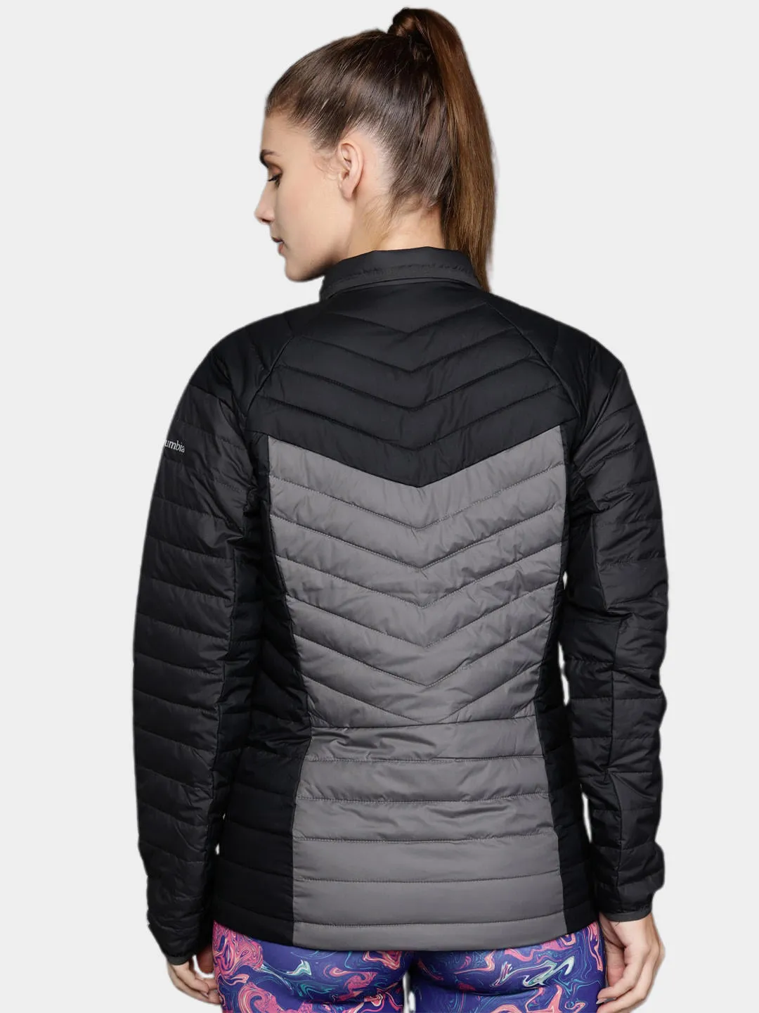 Columbia Women Grey Omni-Heat Reflective Powder Lite II Jacket