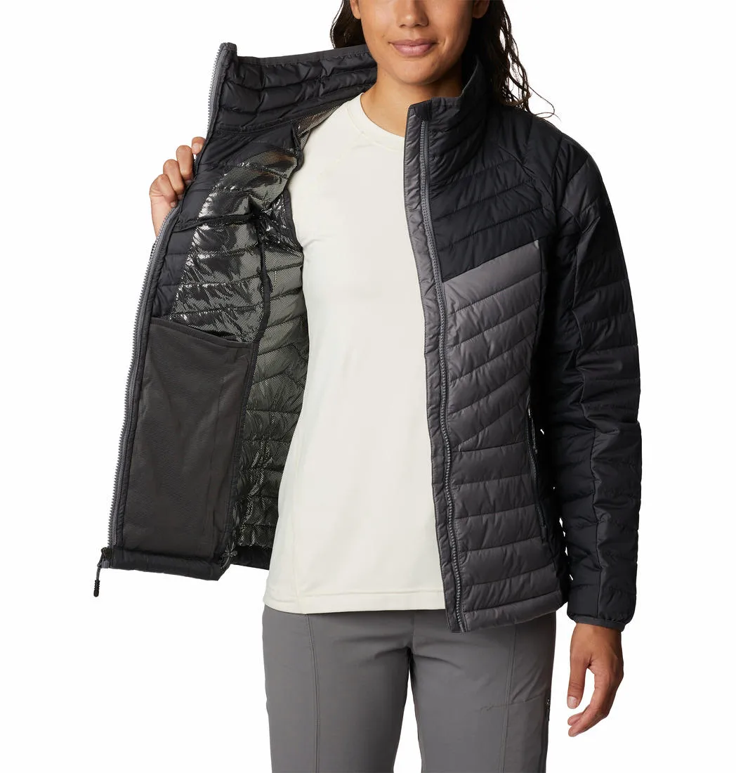 Columbia Women Grey Omni-Heat Reflective Powder Lite II Jacket
