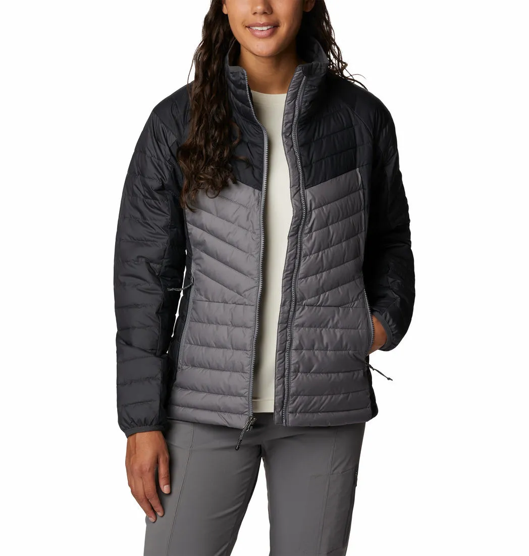 Columbia Women Grey Omni-Heat Reflective Powder Lite II Jacket