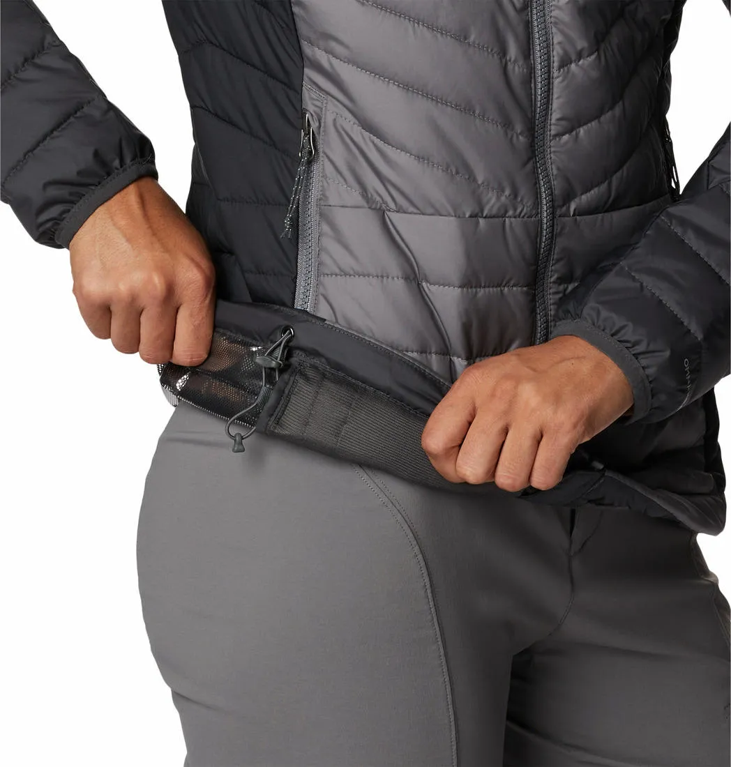Columbia Women Grey Omni-Heat Reflective Powder Lite II Jacket
