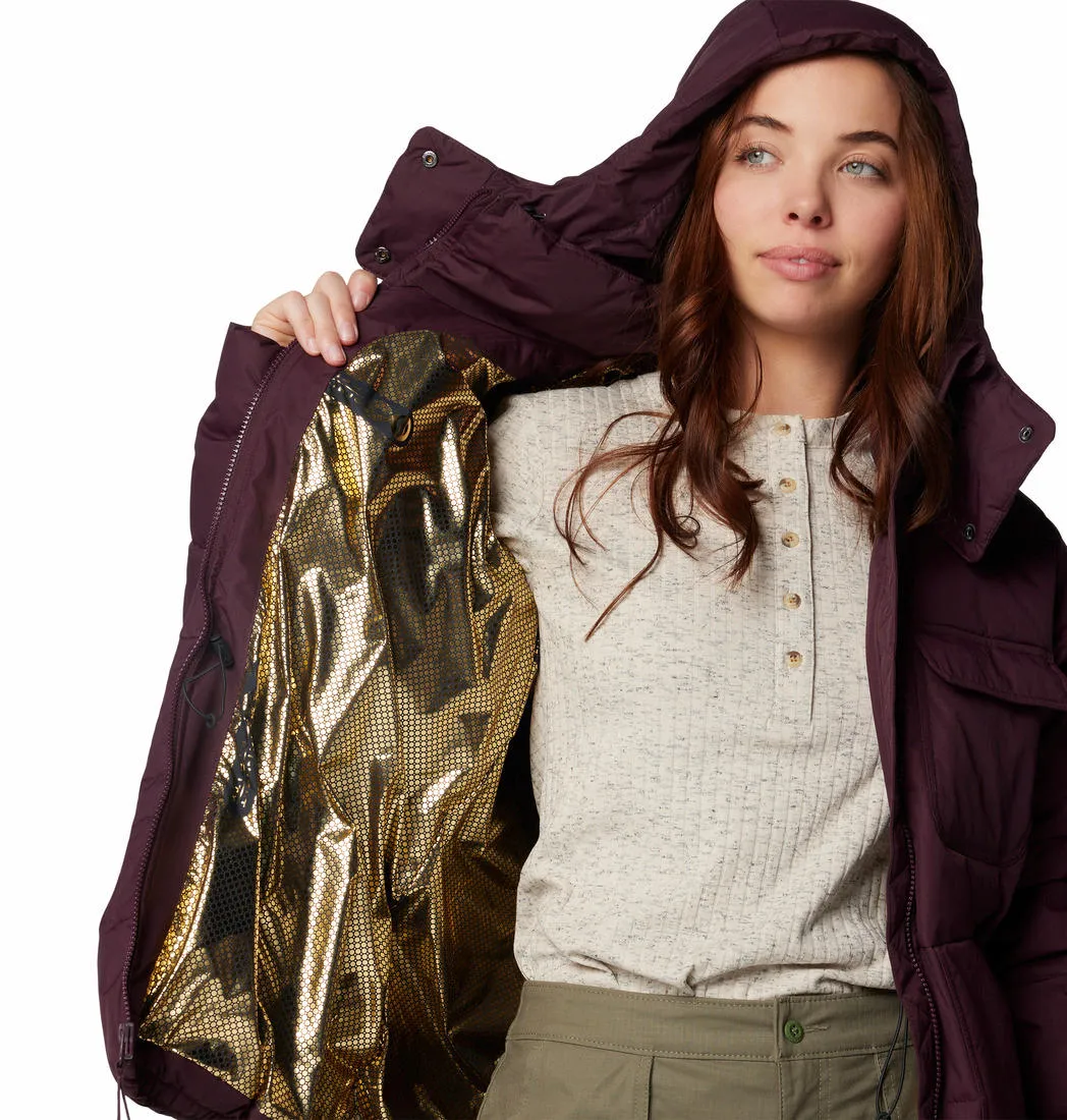 Columbia Women Maroon Omni-Heat Infinity Longhorn Ridge Insulated Jacket