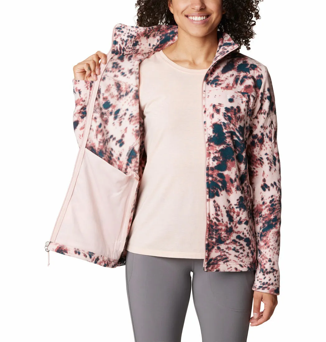 Columbia Women Multicolor Fast Trek Printed Fleece Jacket