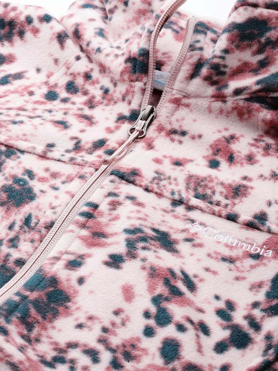 Columbia Women Multicolor Fast Trek Printed Fleece Jacket
