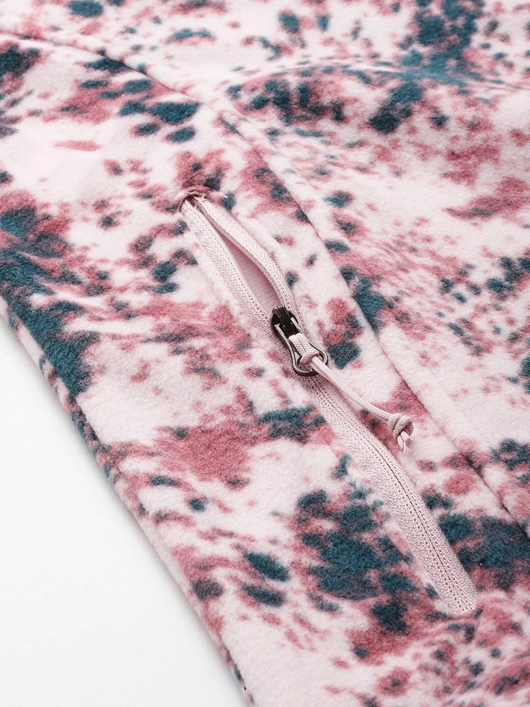Columbia Women Multicolor Fast Trek Printed Fleece Jacket