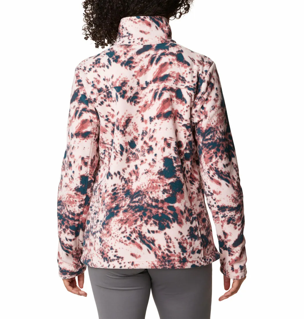 Columbia Women Multicolor Fast Trek Printed Fleece Jacket