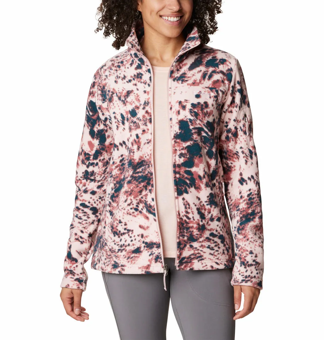 Columbia Women Multicolor Fast Trek Printed Fleece Jacket