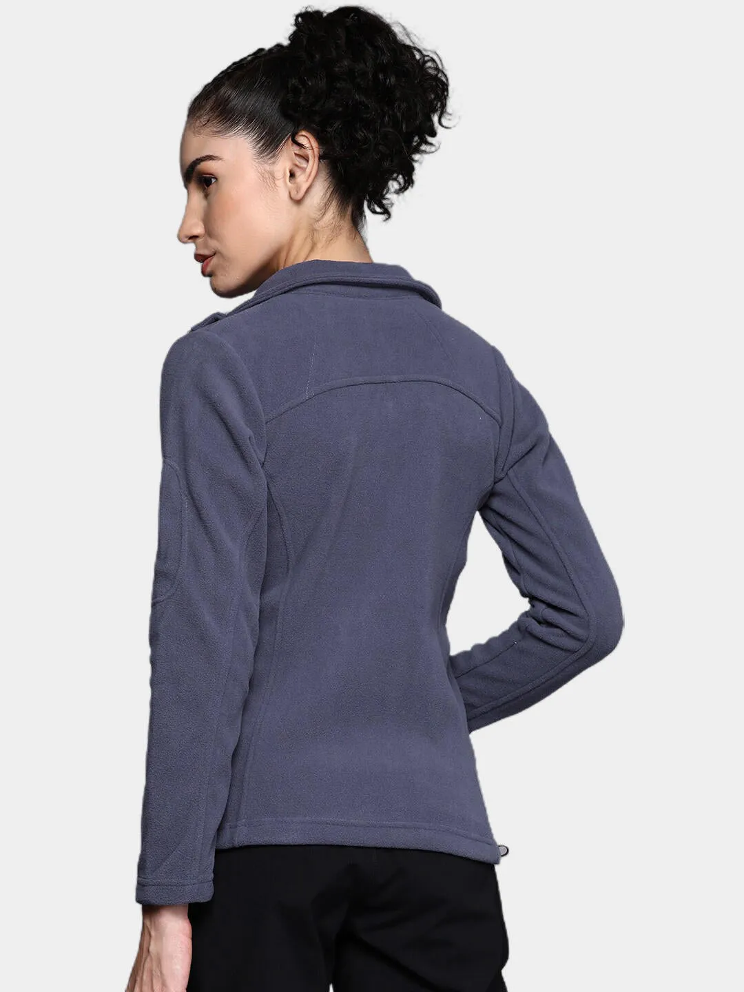 Columbia Women Navy Blue Fast Trek II Fleece Jacket