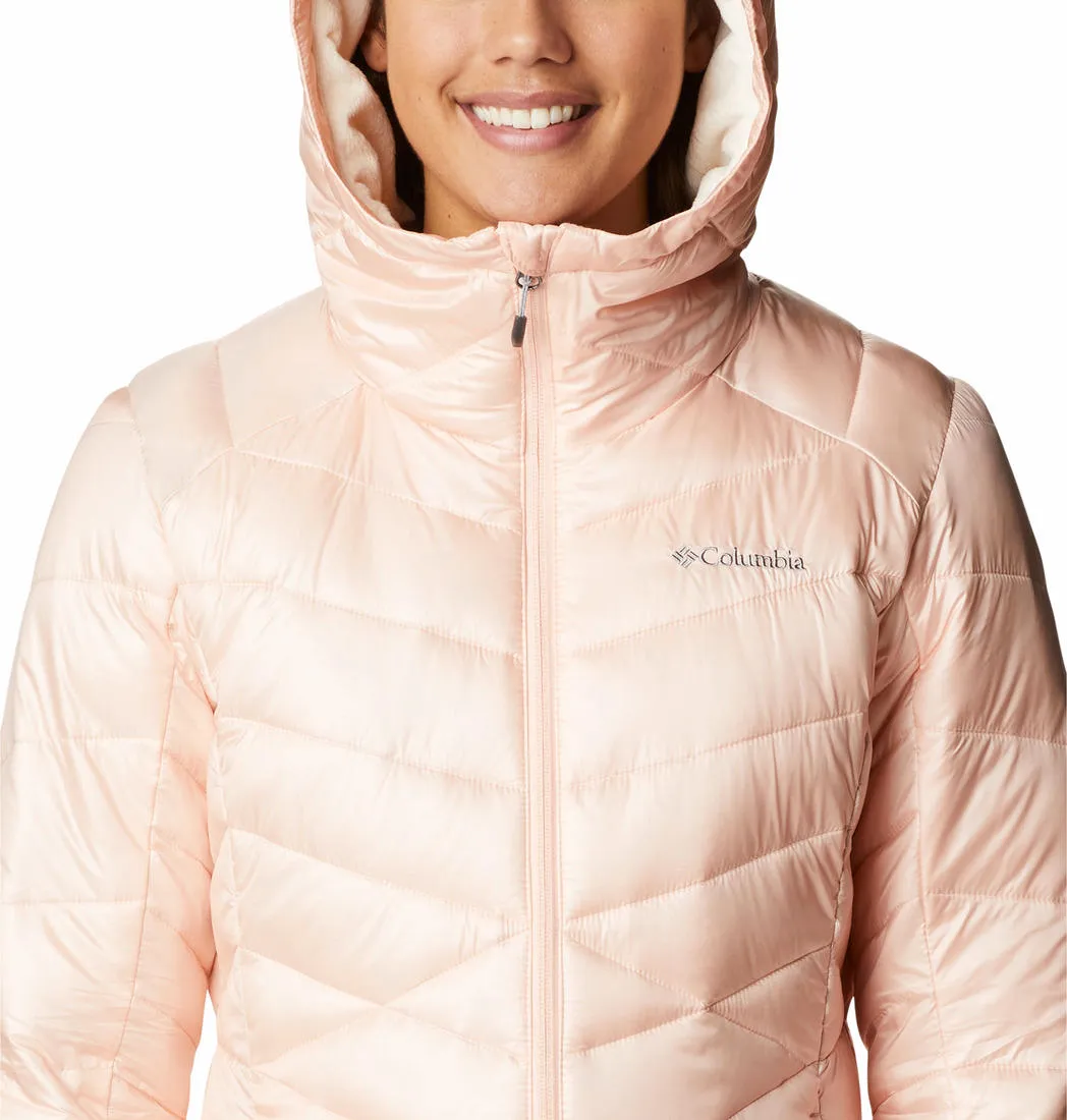 Columbia Women Orange Omni-Heat Infinity Joy Peak Hooded Jacket
