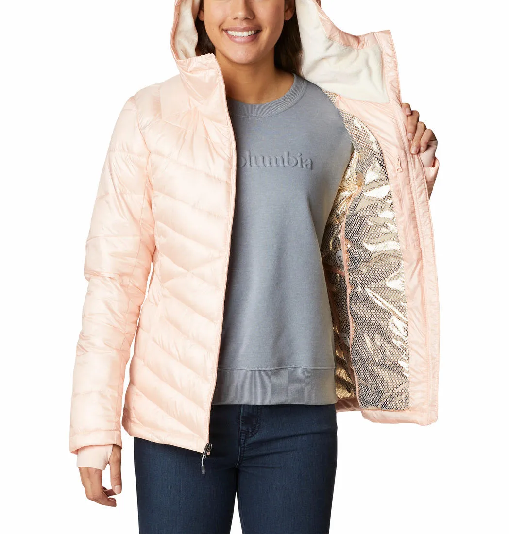 Columbia Women Orange Omni-Heat Infinity Joy Peak Hooded Jacket